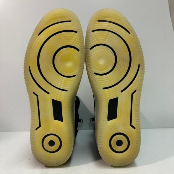 WORN ONCE Nike x Acronym Air Force 1 Downtown Boot Cinch Black Crimson 9.5 - Picture 11 of 11